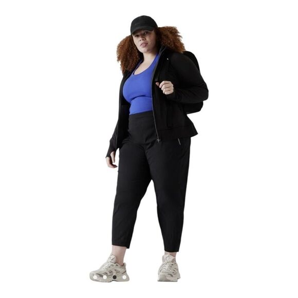 Athleta Trekkie North Jogger Pants Black Plus Size 26 NWOT - Picture 1 of 9